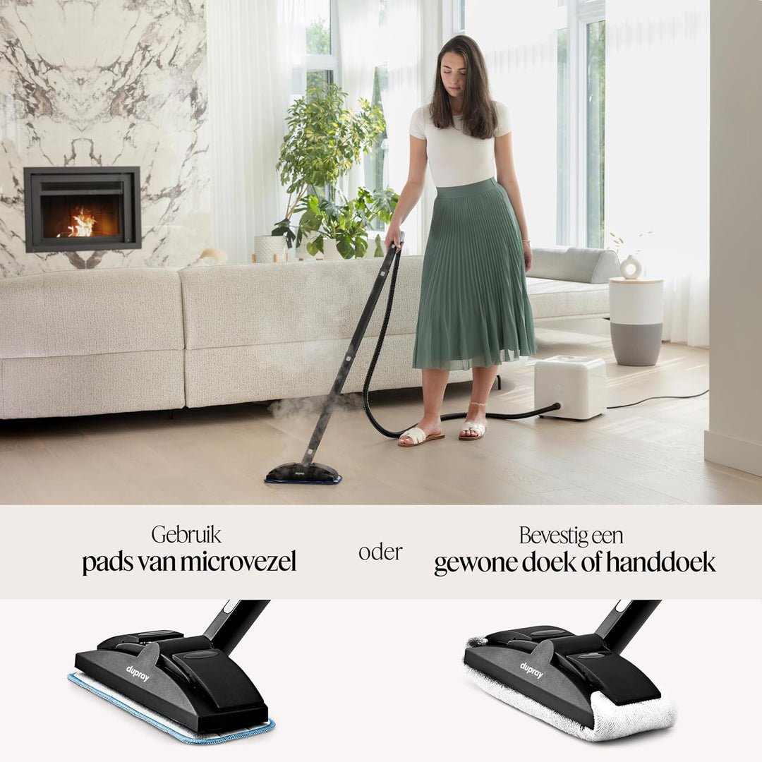 Dupray Neat Trockendampfreiniger (Neat + 27 Zubehörteile (inkl. 16 Bürstenmix)), Neat + 27 Zubeh&amp;