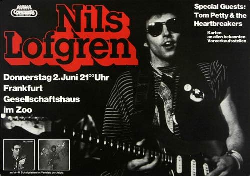 Nils Lofgren - Cry Tough, Frankfurt 1977 » Konzertplakat/Premium Poster | Live Konzert Veranstaltung