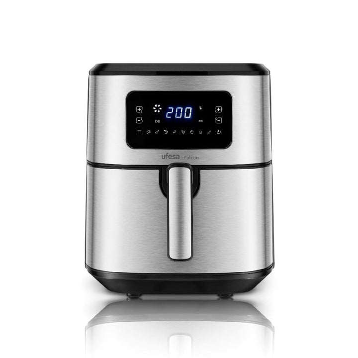 Ufesa Falcon Friteuse Heissluftfritteuse 6,5L, Edelstahl, Air Pulse Technologie, 8 Programme, 1700W,