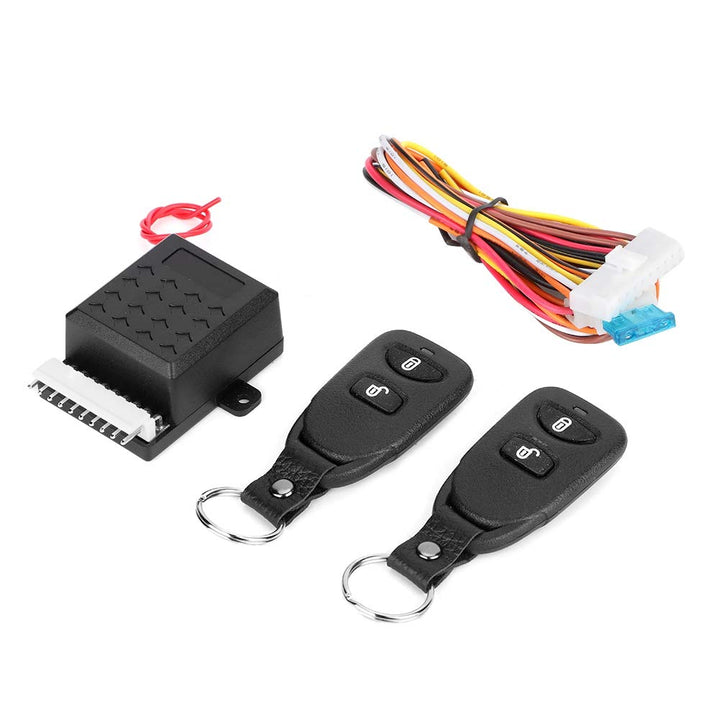 KIMISS Car Remote Lock, Universal Auto Zentralalarmsystem Fernbedienung Diebstahlsicherungs-Kit