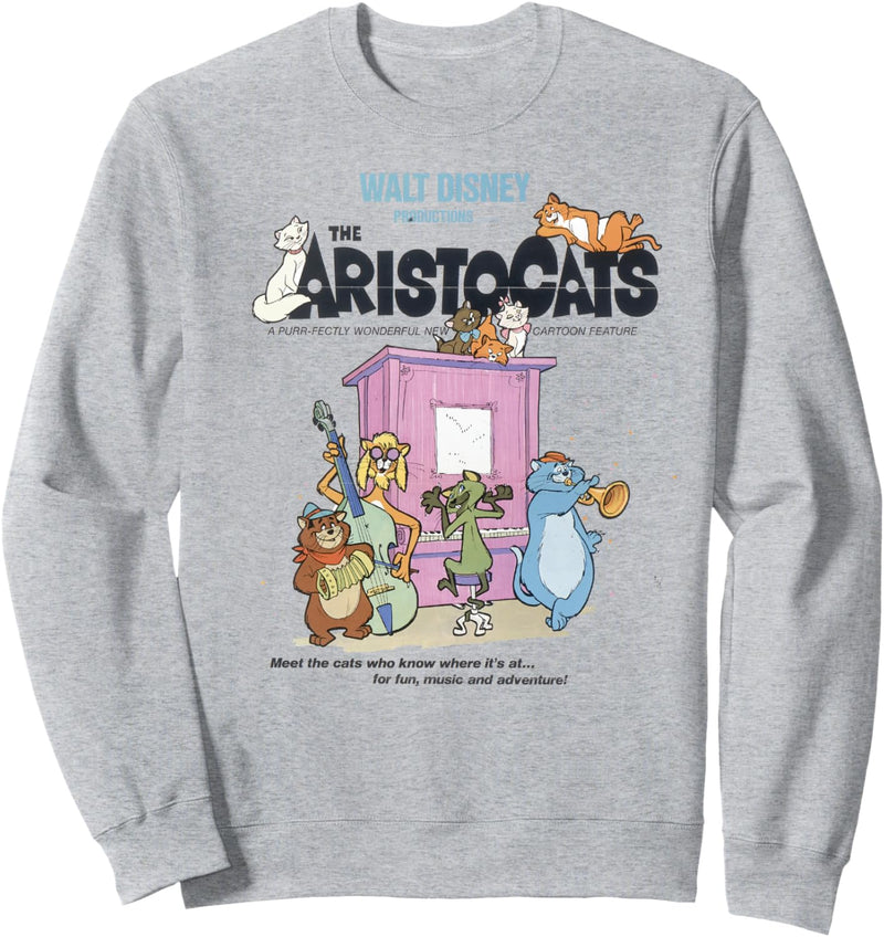 Disney The Aristocats Group Shot Classic Poster Sweatshirt