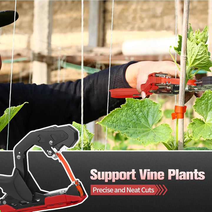 Professionelle Pflanzen Bindezange für Weinberg Tomaten Gurken, Pflanzenbindemaschine ideal für Gärt