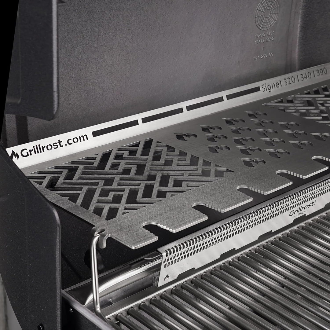 Grillrost.com Das Original Edelstahl MultiStation für Broil King - Signet - Warmhalterost