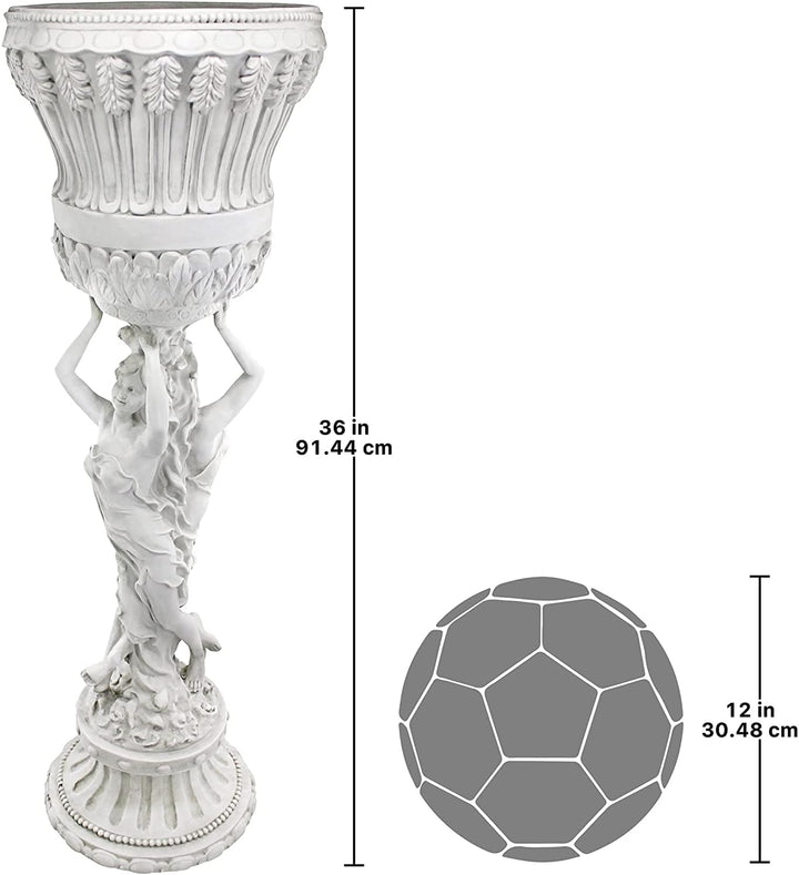 Design Toscano Les Filles Joyeuses, Neoklassizistisches Pflanzgefäss
