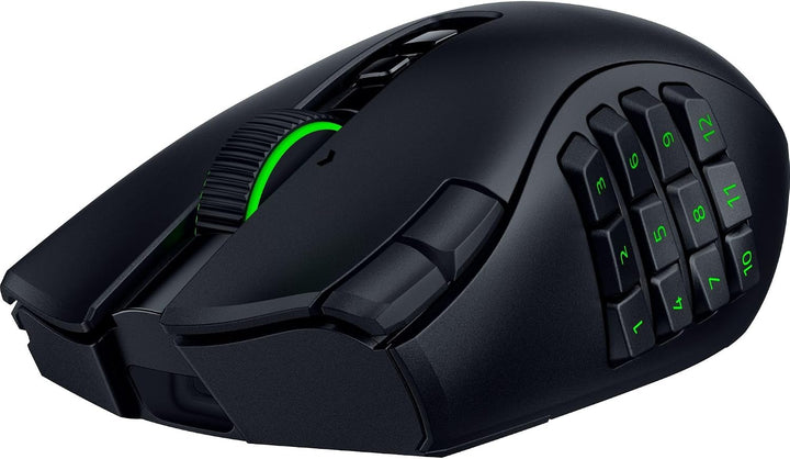 Razer Naga V3 Pro - Kabellose MMO-Gaming-Maus mit austauschbaren Seitenteilen (HyperScroll Tilt Whee