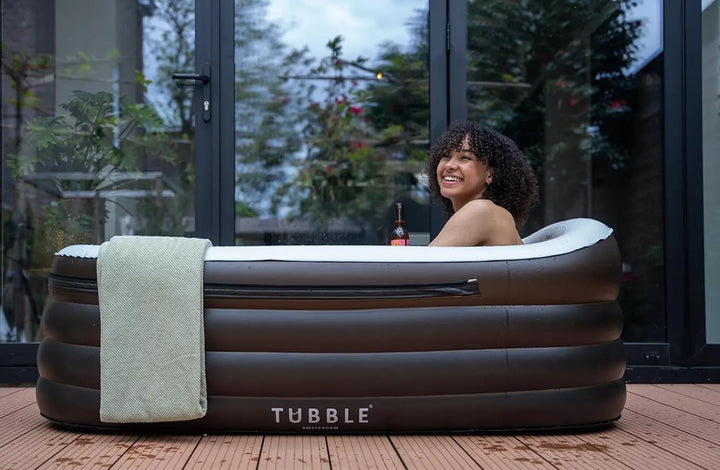 Tubble® Royale Aufblasbare Badewanne - Verwendung als Heiss- und Eisbad - Schneller Aufbau in 1min -