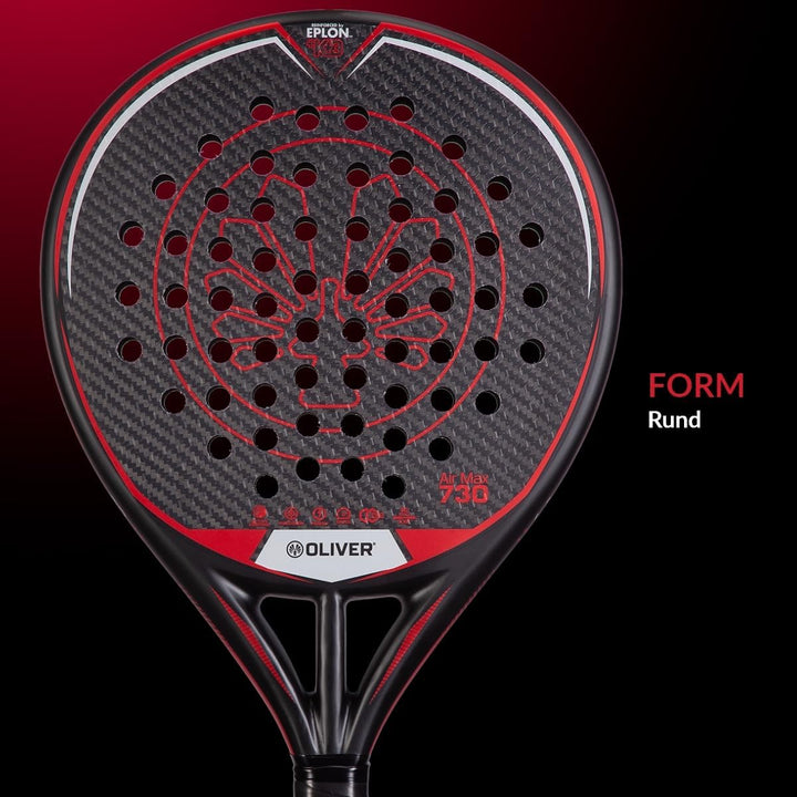 Oliver Padel Schläger Air Max 730 für fortgeschrittene Spieler - Woven Epolon-K3 - Eva Hi-Soft - Run