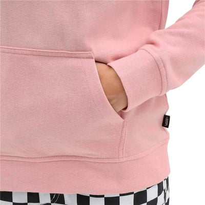 Vans Damen Drop V Logo Hoodie, Silber, rosa, XXS