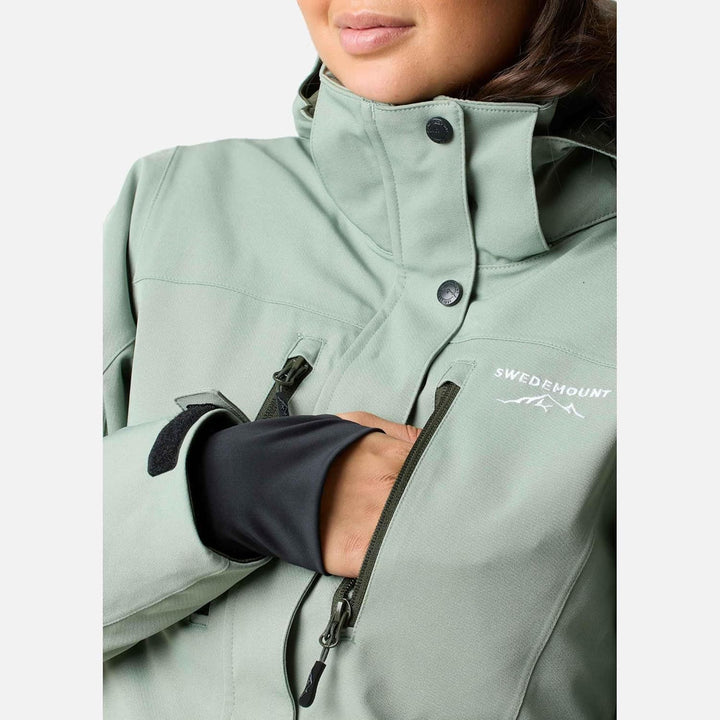 Swedemount Cervinia Skianzug für Damen 34 Seaweed Green/Dk. Olive Green, 34 Seaweed Green/Dk. Olive