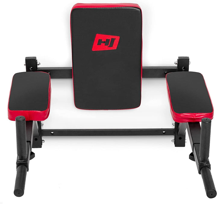 Hop-Sport Dipper Dip Barren Dip Station mit ausziehbaren Haltegriffen Bauchmuskeltrainer zur Wandbef