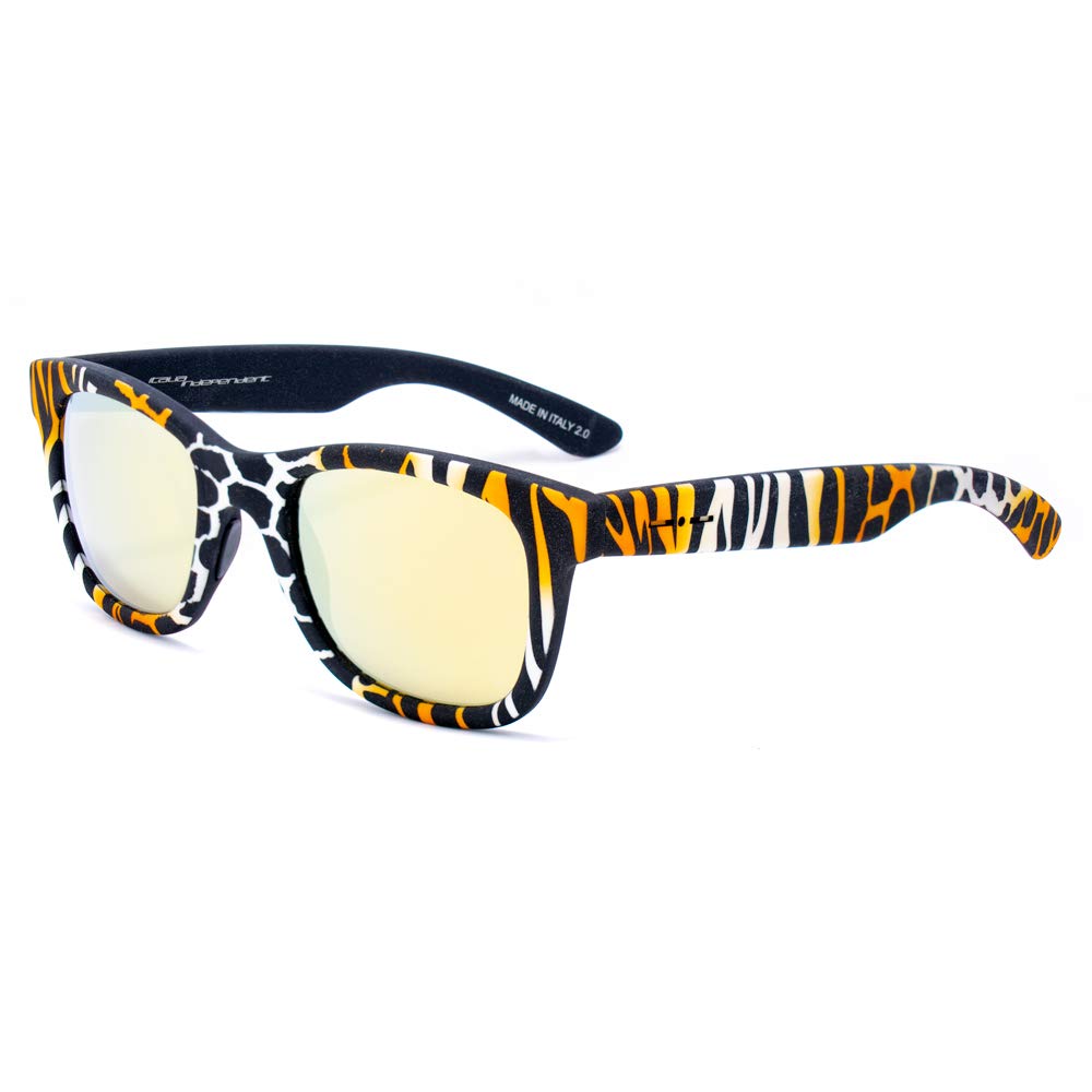 Italia Independent Unisex-Erwachsene 0090-ZEF-001 Sonnenbrille, Orange (Naranja), 50.0
