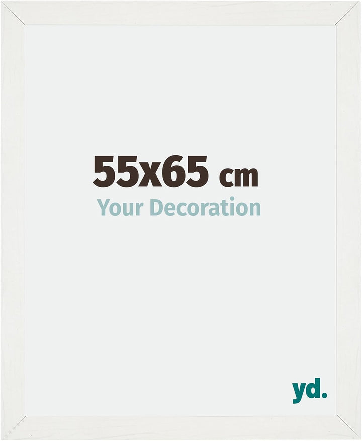 yd. Your Decoration - Bilderrahmen 55x65 cm - Bilderrahmen aus MDF mit Acrylglas - Antireflex - Ausg