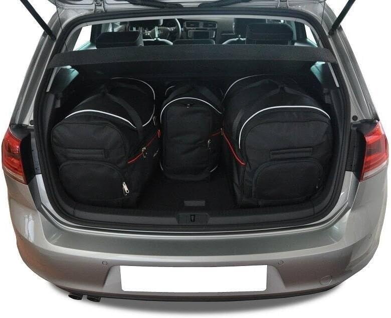 KJUST Kofferraumtaschen 4 STK kompatibel mit VW Golf SPORTSVAN VII 2013-2020