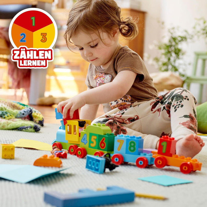 LEGO 10847 DUPLO Zahlenzug, Baby Spielzeug, Zug, Kinderspielzeug ab 1,5 Jahren, preisgekröntes Lerns