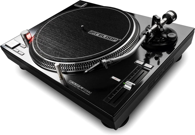 Reloop RP-7000 MK2 – Professioneller DJ Plattenspieler mit Upper Torque Quartz Direktantrieb, neuer