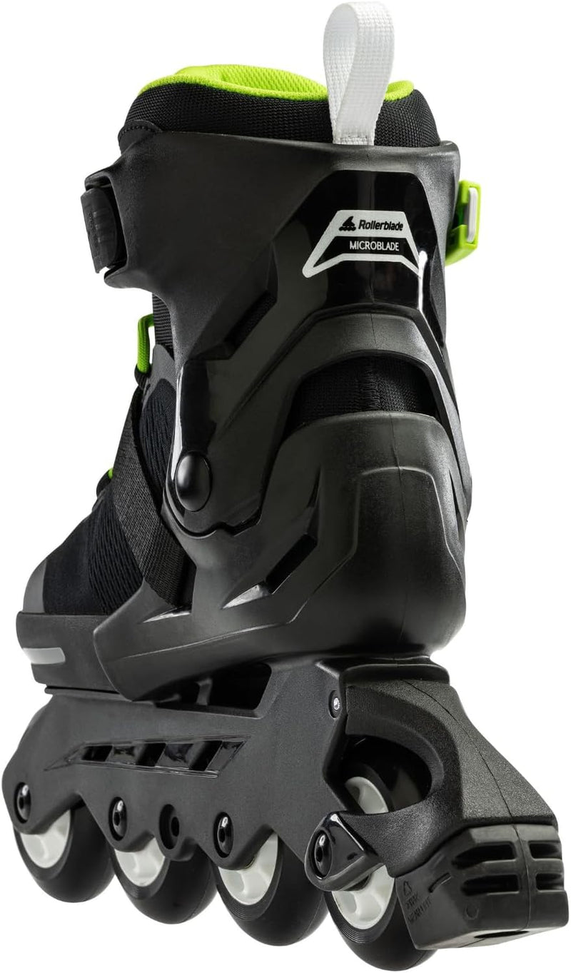 Rollerblade Unisex Jugend Microblade Inline Skates 21 Nero/Verde, 21 Nero/Verde