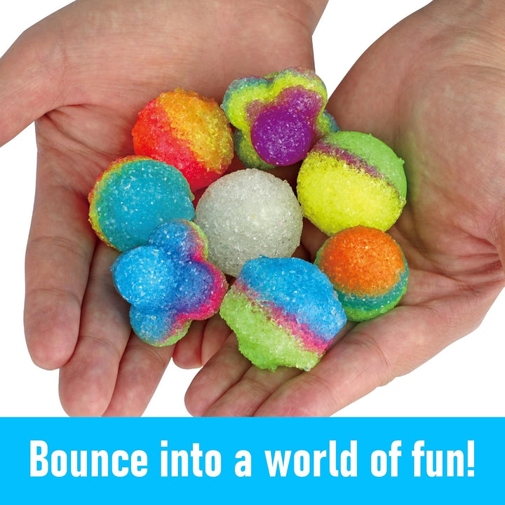 Flummi Gummiball Hüpfbälle Selber Machen Set für Kinder, Bouncing Ball Set Spiel ab 8 Jahren, Spring