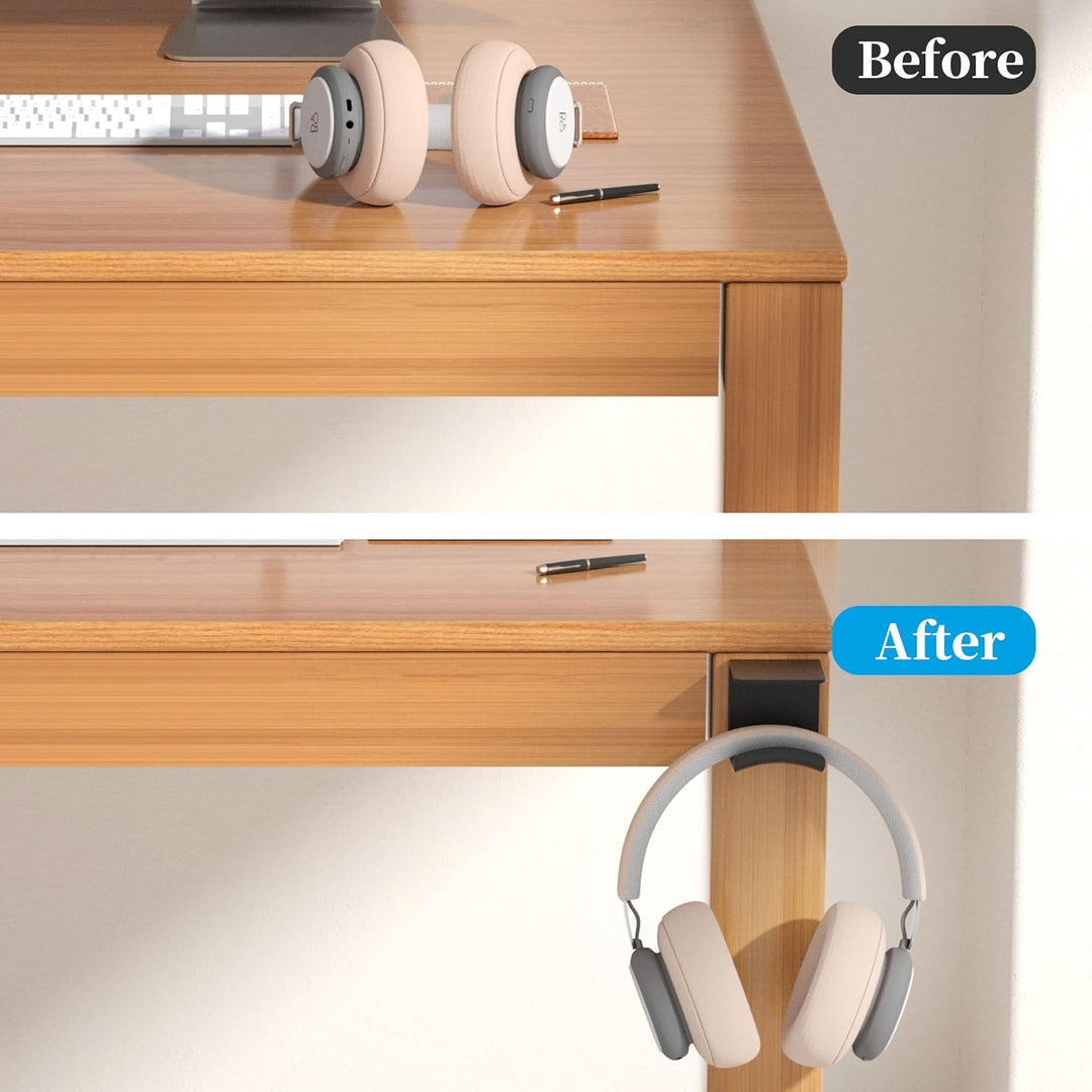 Cozycase Universal Headset Halterung Tisch - 2 Stück Kopfhörer Halter Wandhalterung Holder mit stark