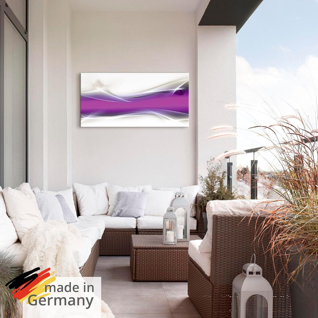 ARTland Wandbild Alu Verbundplatte für Innen & Outdoor Bild60x30 cm Abstrakte Motive Gegenstandslos