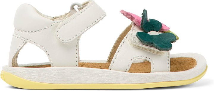 Camper Baby - Mädchen Bicho K800523Flat Sandal 21 EU Weiss 001 Tws, 21 EU Weiss 001 Tws