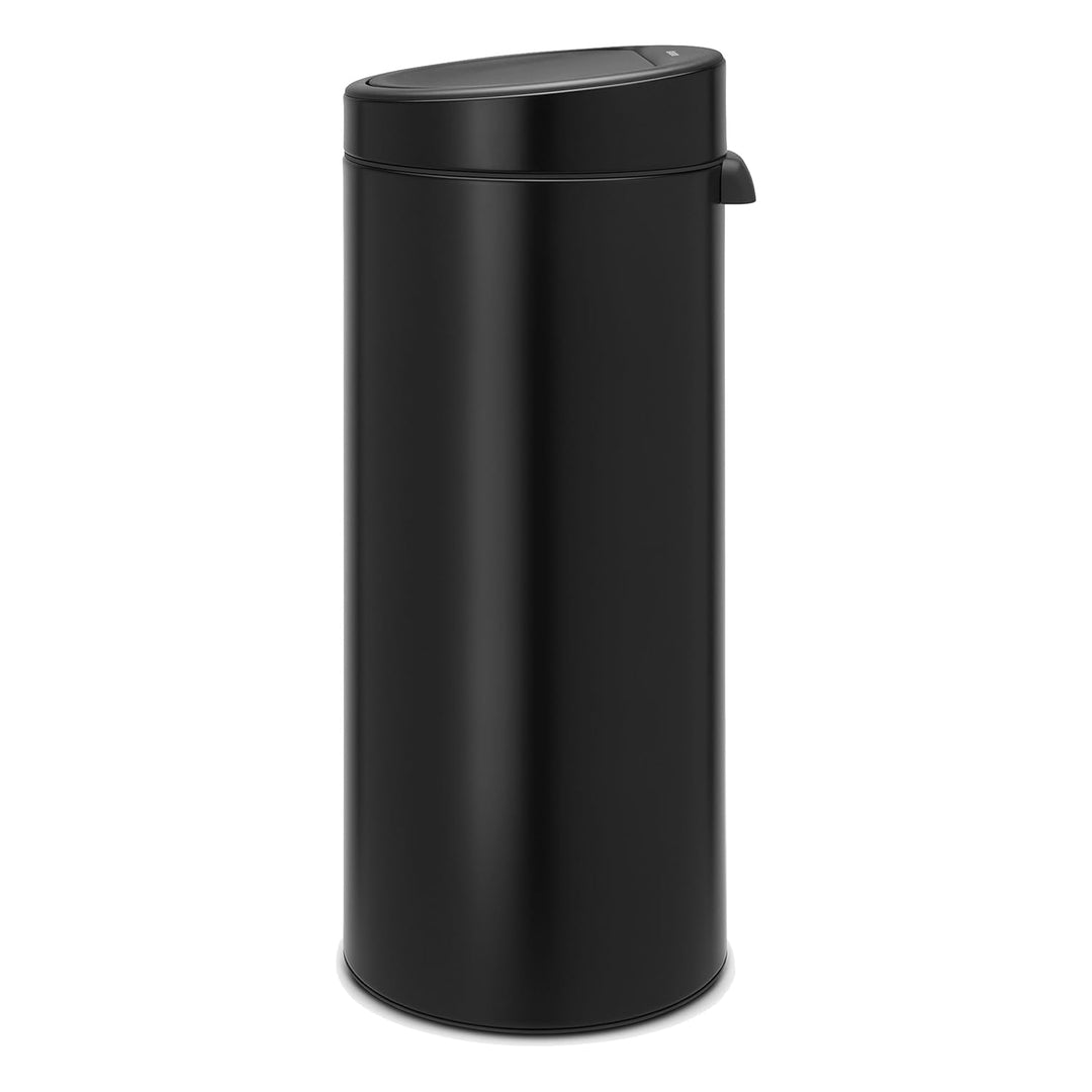Brabantia 115301 Touch Bin New mit herausnehmbaren Kunststoffeinsatz, 30 L, Edelstahl, schwarz matt,