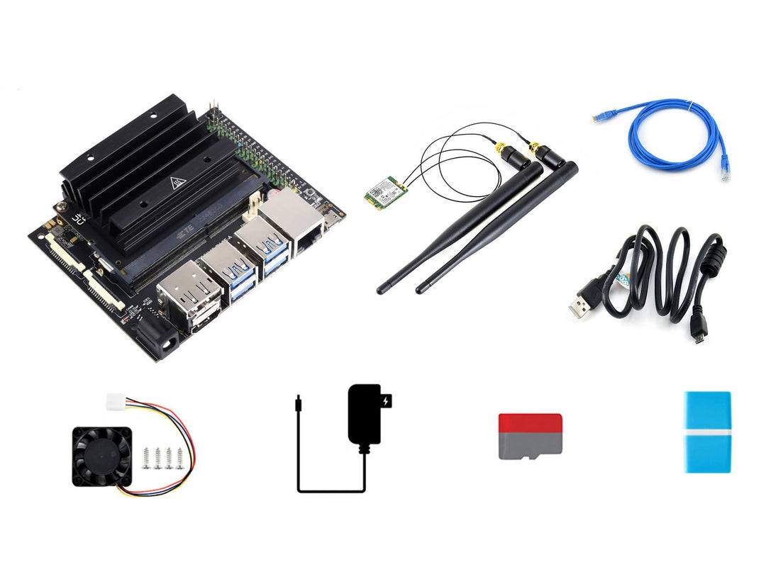 Waveshare Jetson Nano 4GB Development/Expansion Kit Alternative Solution of B01 Kit Come with Carrie