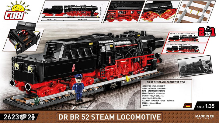 COBI DR BR 52 Steam Locomotive