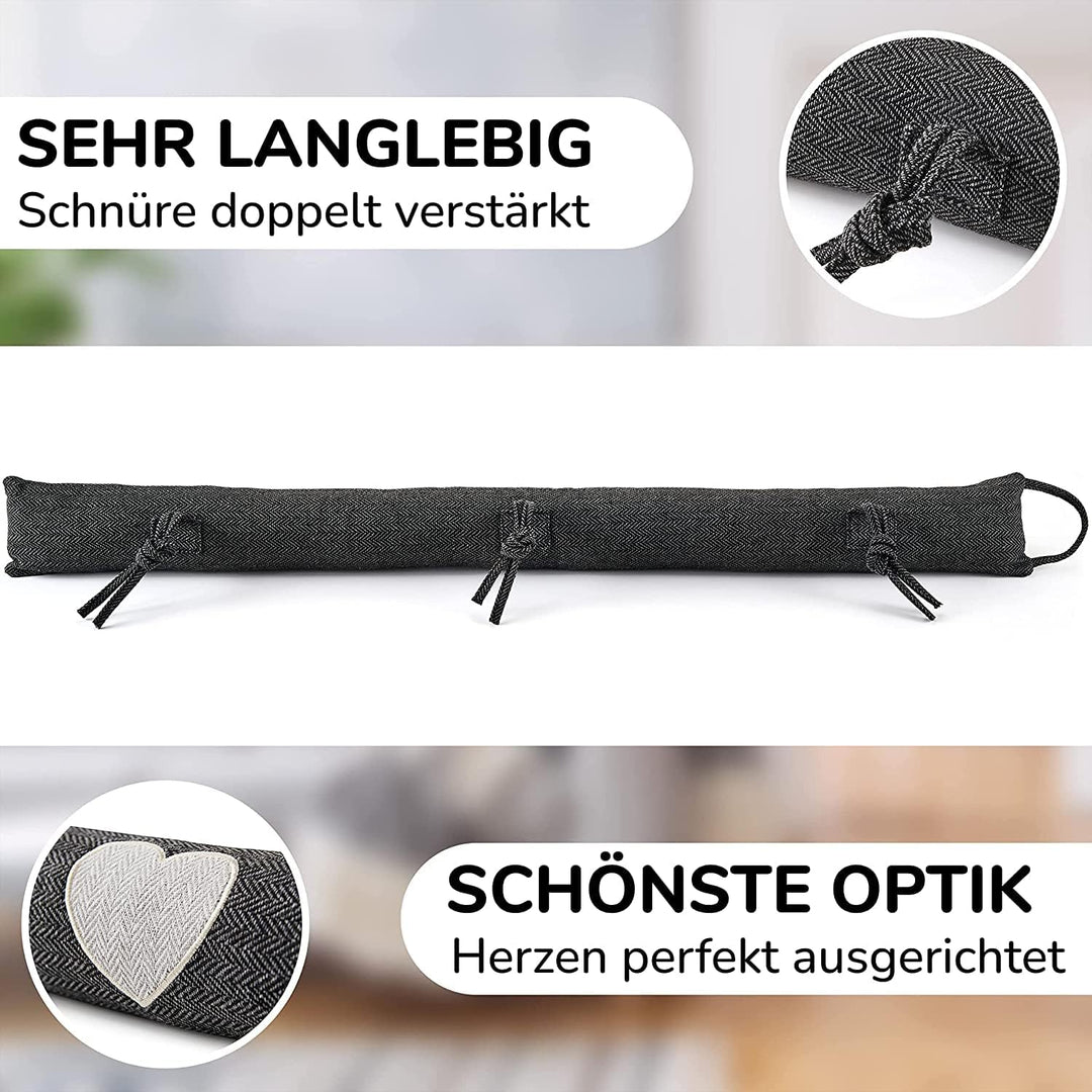 Zugluftstopper für Türen TESTSIEGER* Modell 2025-90cm Windstopper Tür extra dicht & langlebig zum En