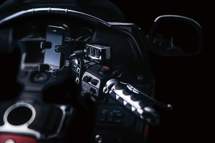 Kuryakyn 1698 Motorrad-Zubehör: Kupplung/Bremsstange-Halterung, Tech-Connect-Halterung, GPS-Geräte/T