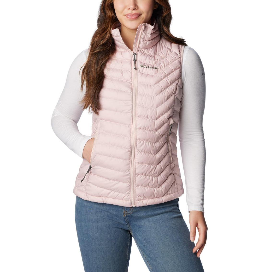 Columbia Powder Lite Vest, Steppweste für Damen Lässig. XS Rot, Lässig. XS Rot