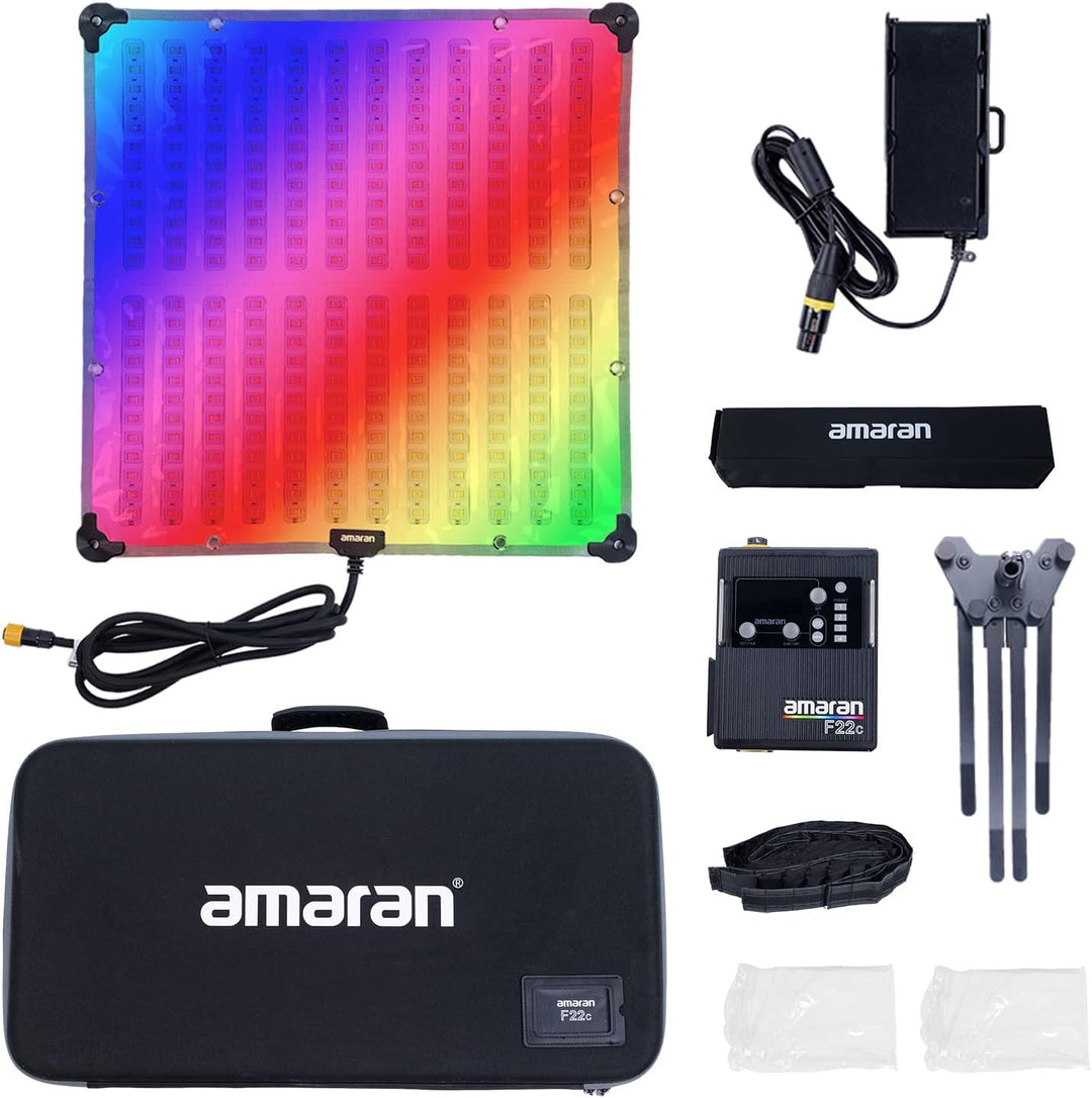 Aputure Amaran F22c 2'x2' RGBWW LED Flexibles Stofflicht LED-Videolicht 2500K~7500K, 200W, 15 Lichte