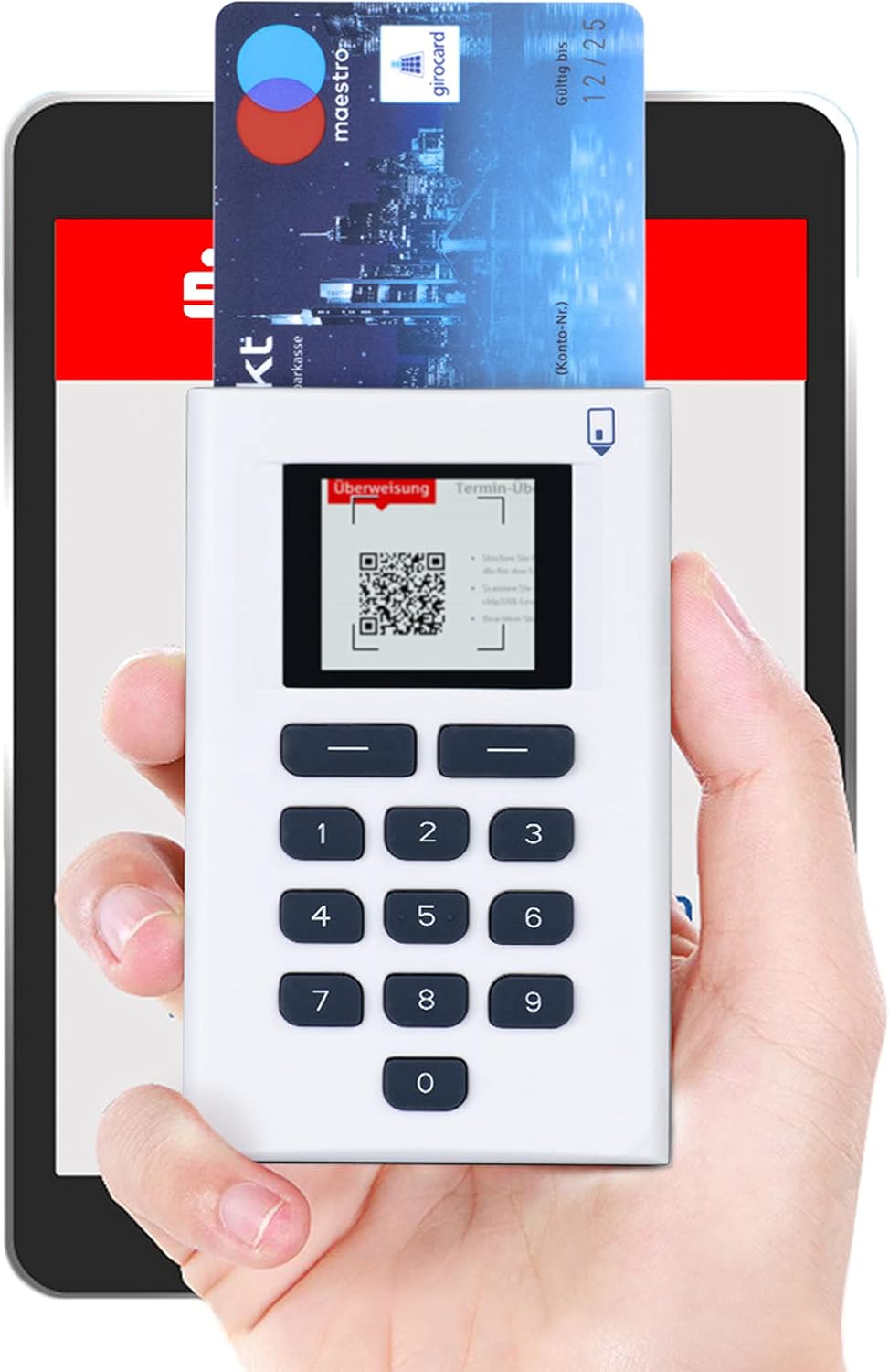 882 QR Chip-TAN-Generator für Online-Banking | Nur für Sparkasse, BW-Bank, und DKB (DKB nur mit der