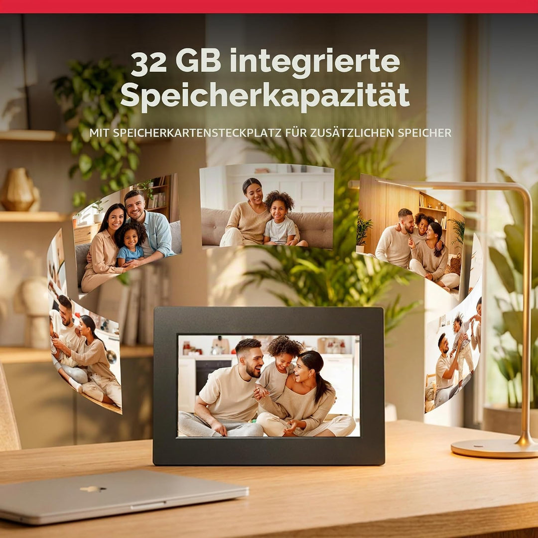 Agfa Photo - Bilderrahmen Realiview 7' 7 Zoll mit WLAN, 7 Zoll mit WLAN