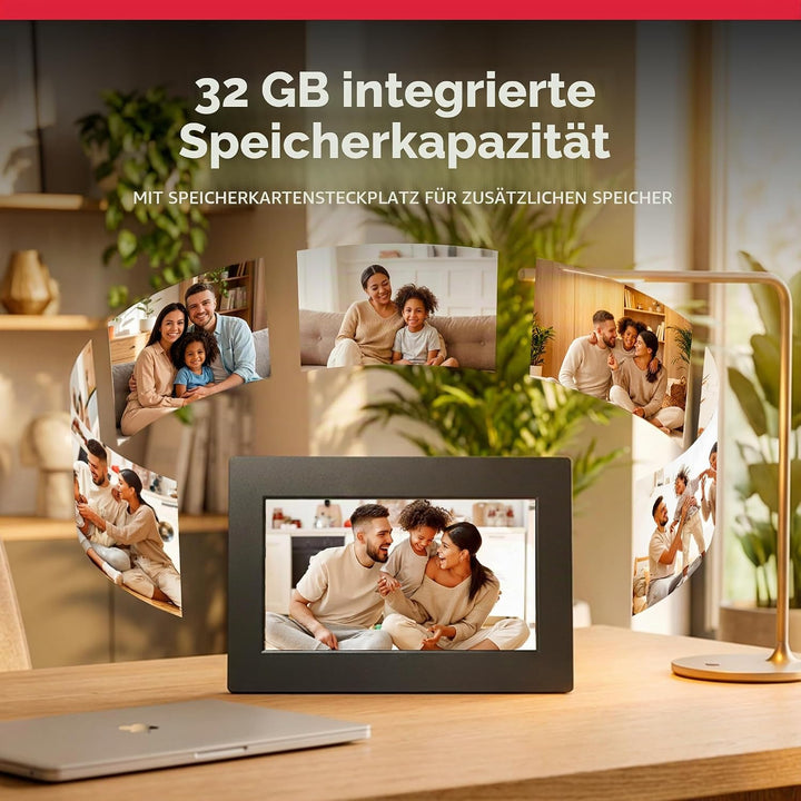 Agfa Photo - Bilderrahmen Realiview 7' 7 Zoll mit WLAN, 7 Zoll mit WLAN