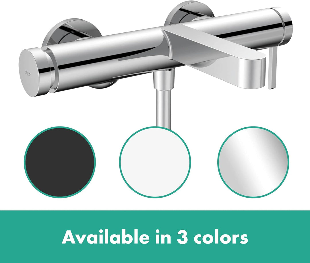 hansgrohe Wannenarmatur Finoris, Aufputz Badarmatur für 2 Funktionen, Chrom Chrom Wanne, Chrom Wanne