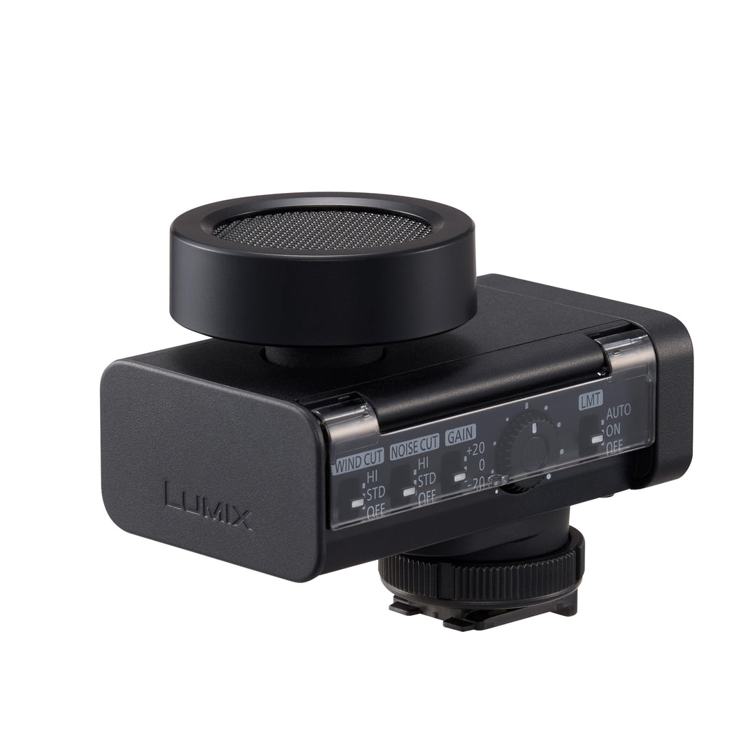 Panasonic Lumix DMS1 digitales Richtrohrmikrofon, 32-Bit-Schwimmer, 4-Kanal-Audio, 6-Richtungsmodi,
