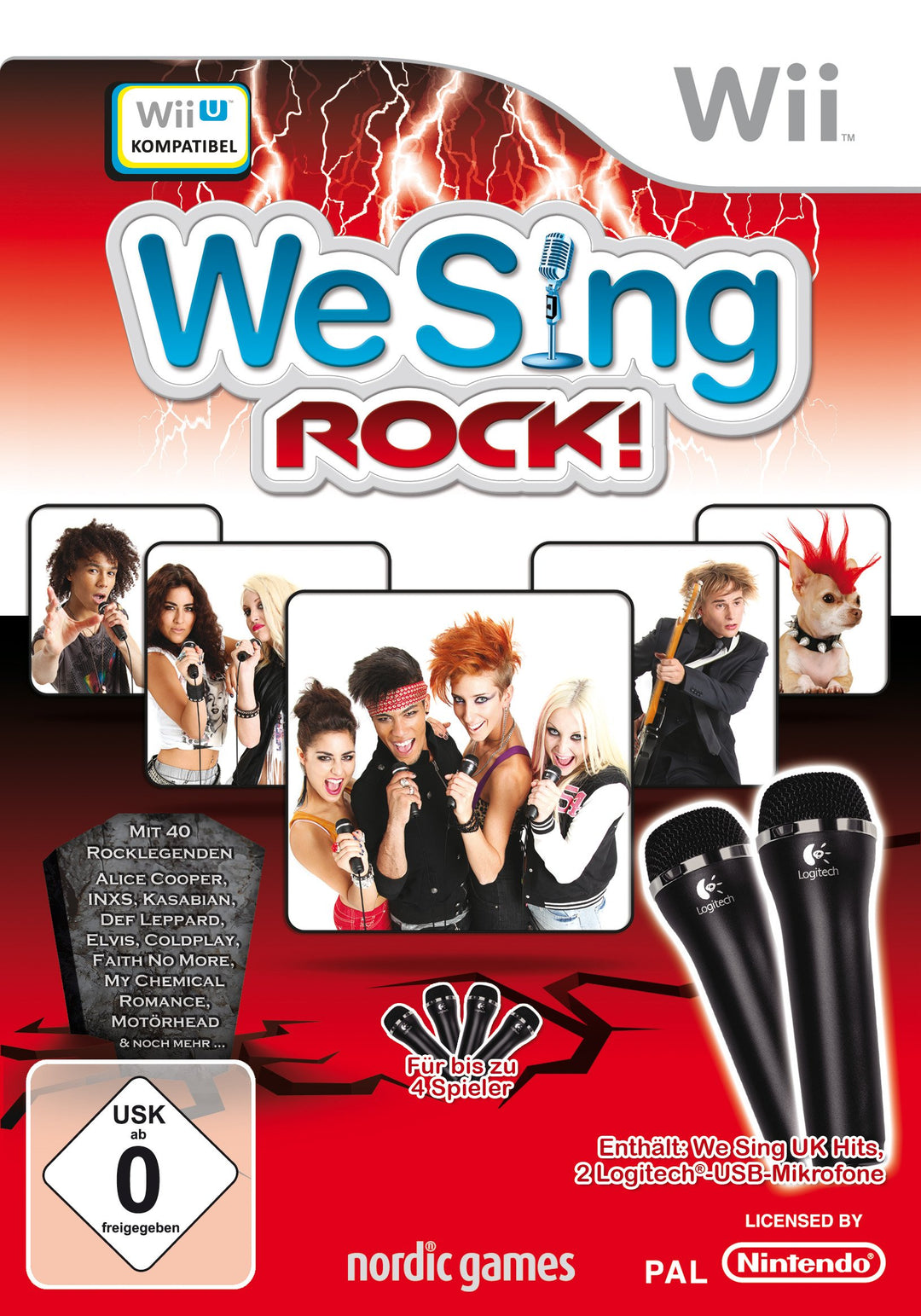 We Sing Rock! (inkl. 2 Mikrofone) - [Nintendo Wii], inkl. 2 Mikrofone