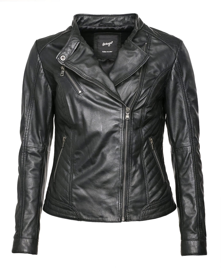 MAZE Damen Lederjacke 4202165 XL Schwarz, XL Schwarz