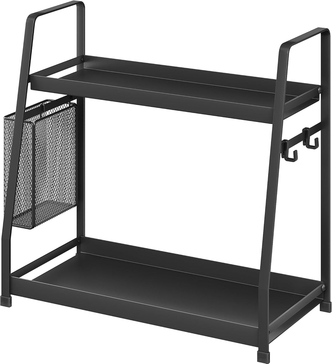 OROPY 2 Tier Gewürzregal für Arbeitsplatte, Metall Stehende Küche Lagerung Veranstalter Regal, Verti