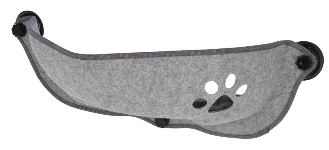 Kerbl Pet Fensterliegebett Filzino, Katzenbett, grau, 70x26x26cm, Filz, Polyester, Kunststoff, Katze