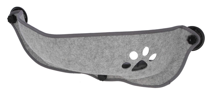 Kerbl Pet Fensterliegebett Filzino, Katzenbett, grau, 70x26x26cm, Filz, Polyester, Kunststoff, Katze
