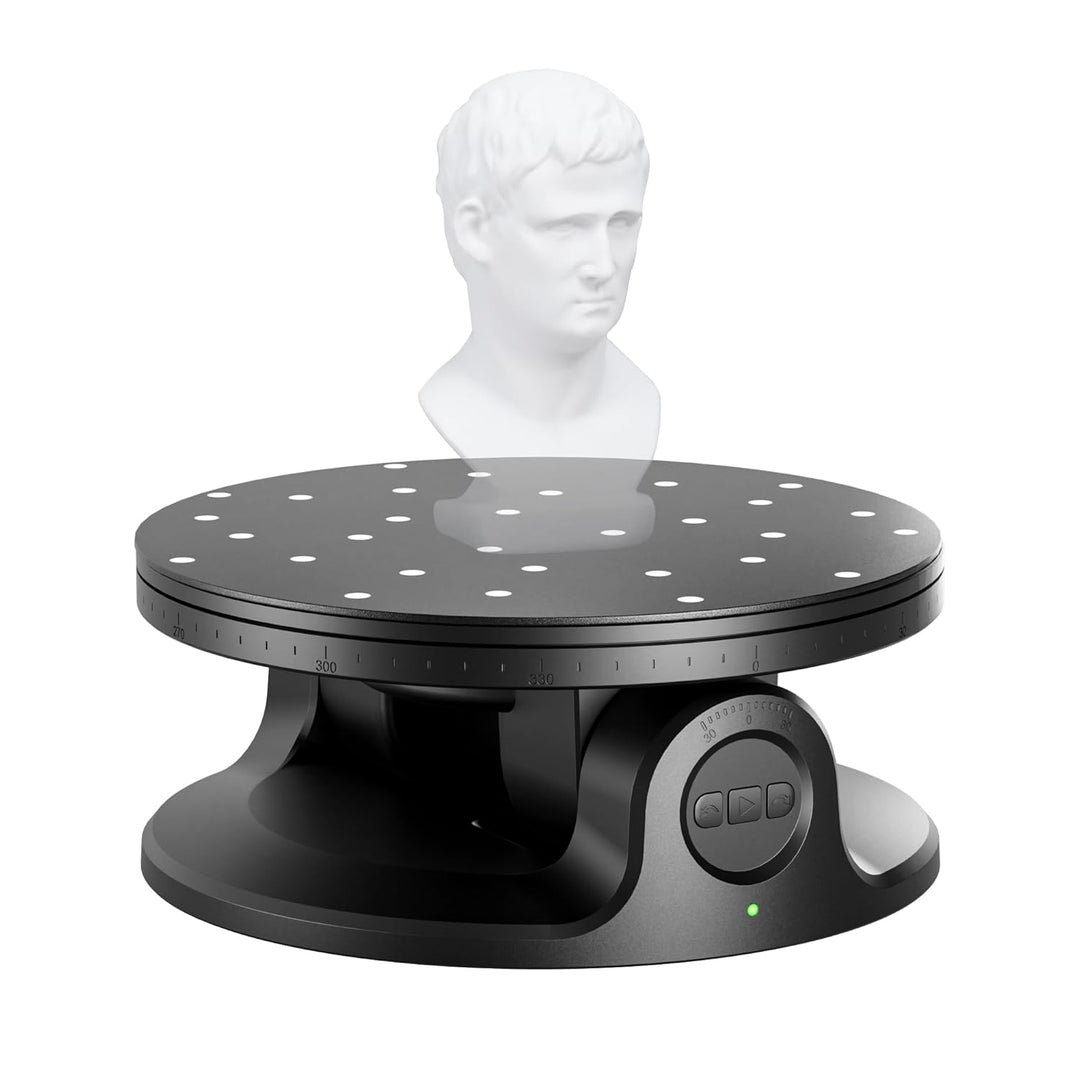 Revopoint Doppelachs Drehtisch, Einfache Erfassung detaillierter 3D-Daten von kleinen bis mittleren