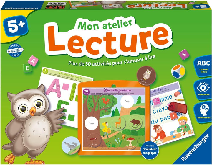 RAVENSBURGER – Mon Atelier Lecture – Spiel, französische Version neue Version, neue Version