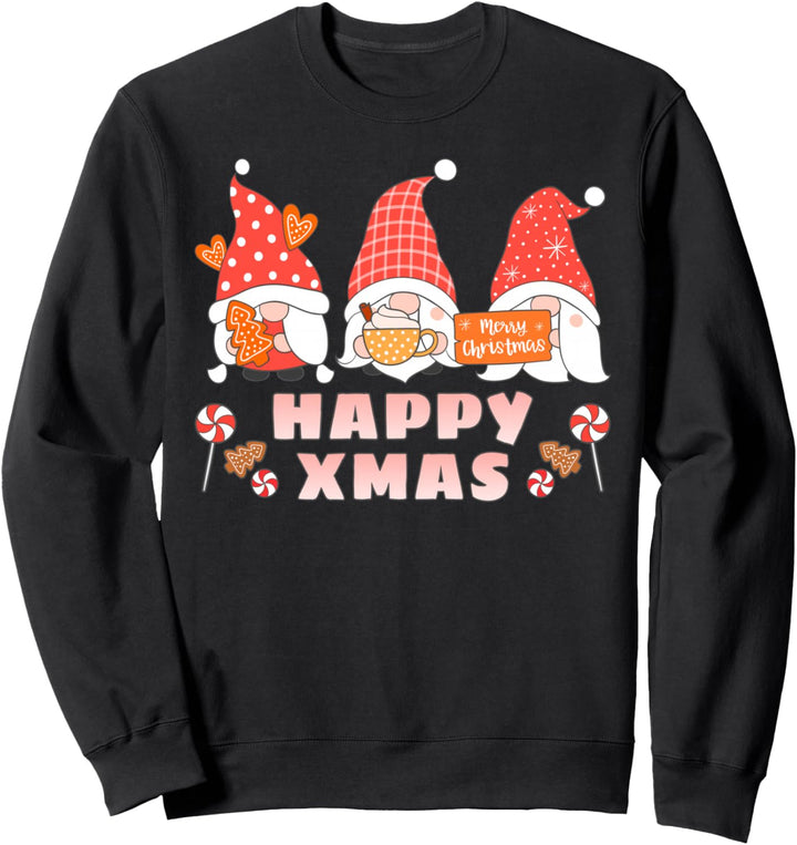 Weihnachtliche Wichtel, Happy Christmas Sweatshirt