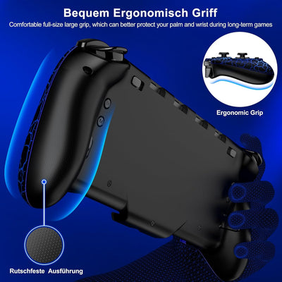 Schalter Controller für Schalter/OLED Controller, Full-Size Grip One-Piece Wireless Switch Joypad mi