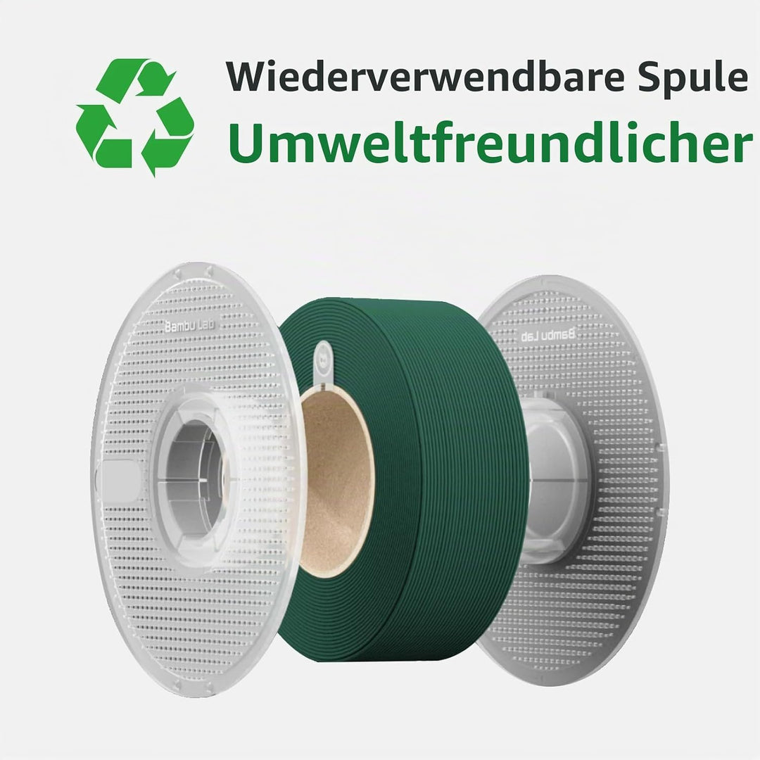 Bambu Lab Matte PLA 3D-Drucker-Filament, glatte matte Oberfläche, PLA 3D-Druck-Filament, kein Verzie