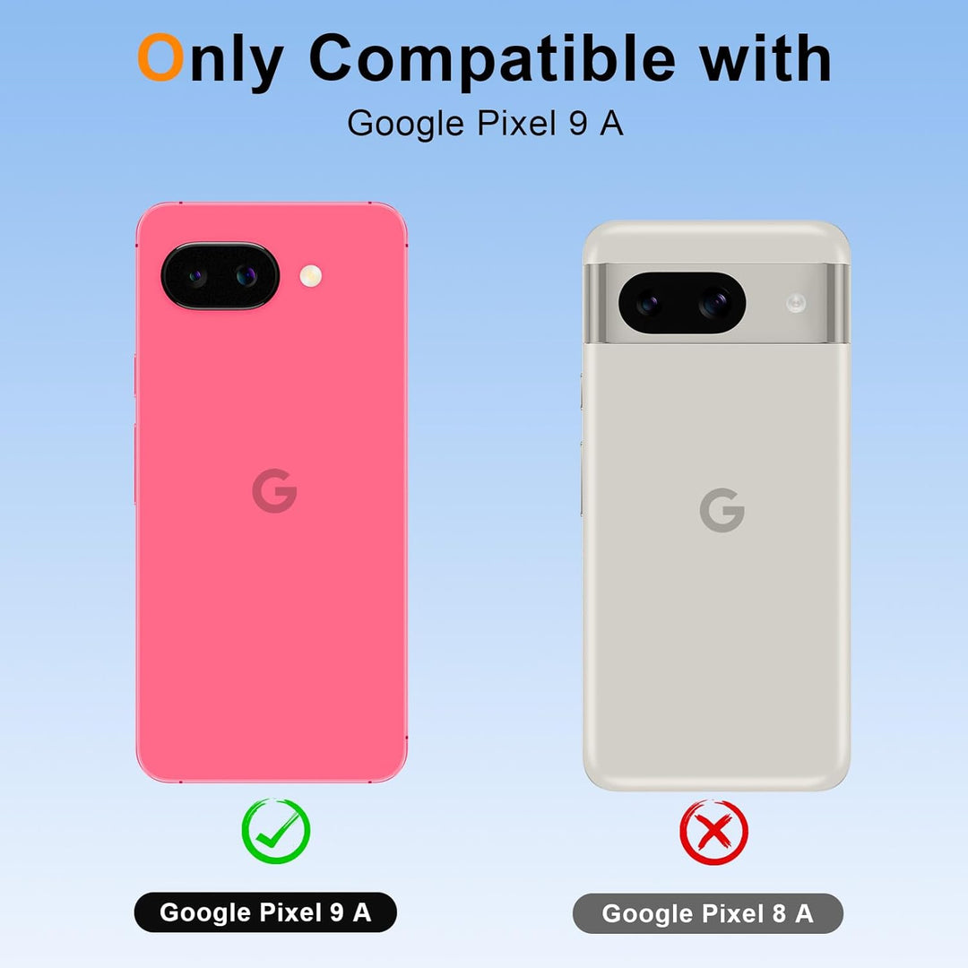 Magnetisch Handyband Hülle mit Band für Google Pixel 9 A, [Kompatibel mit Magsafe] Necklace Handyhül