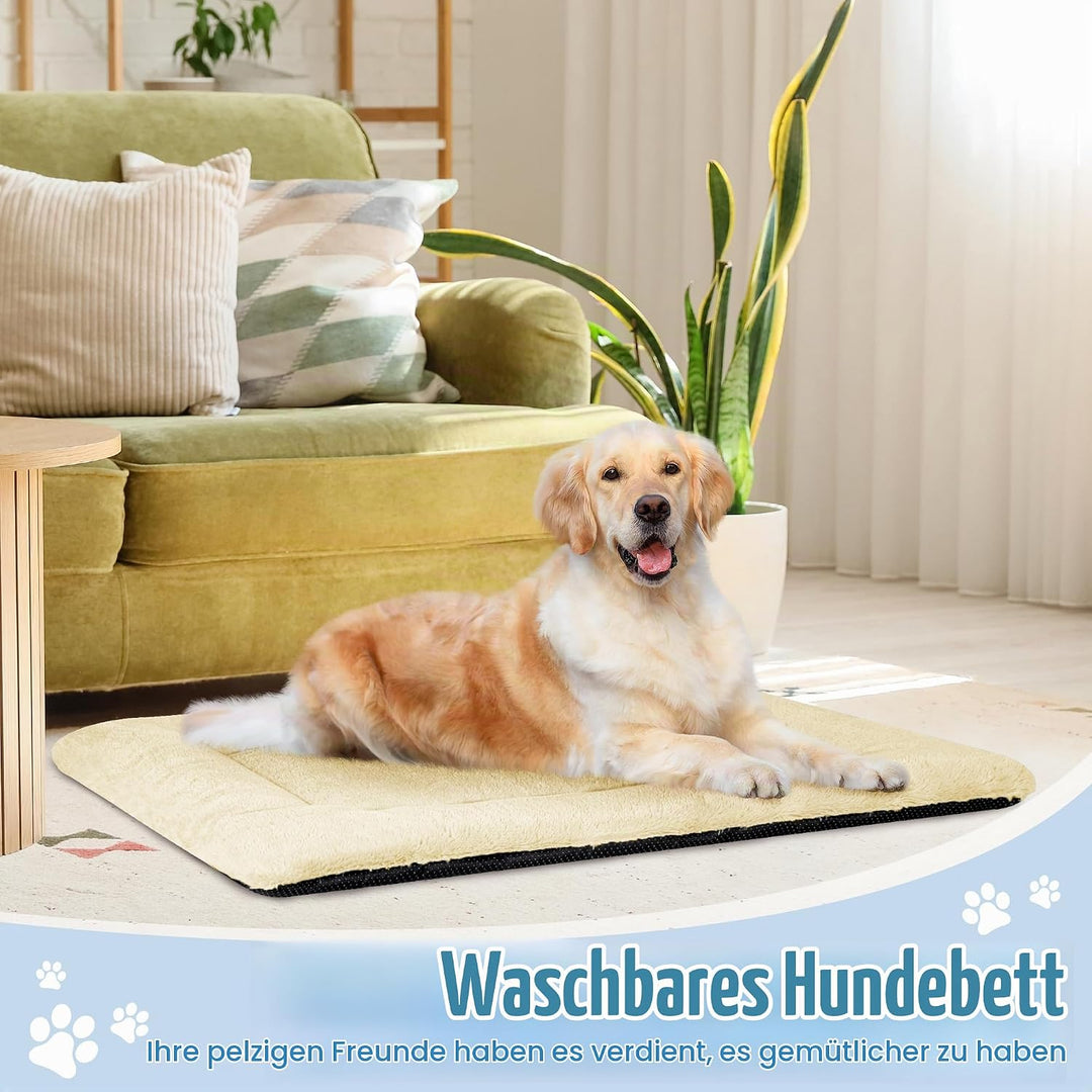 Baodan Hundebett Grosse Hunde, Hundekissen Waschbar Dog Bed - 122x75 cm Superweich Katzenbett mit Ru