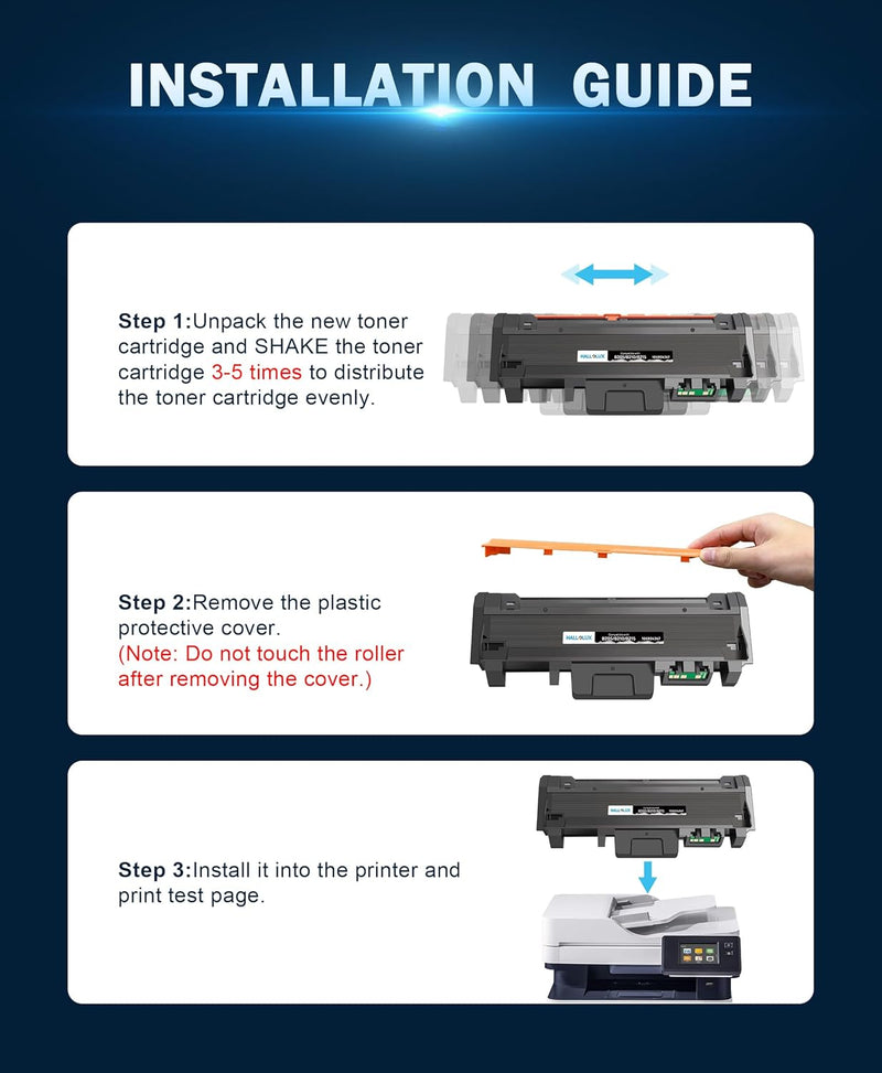 HALLOLUX Kompatibel Toner für Xerox B205 B210 B215 für Xerox B215DNI B205NI B210DNI B205MFP B215MFP