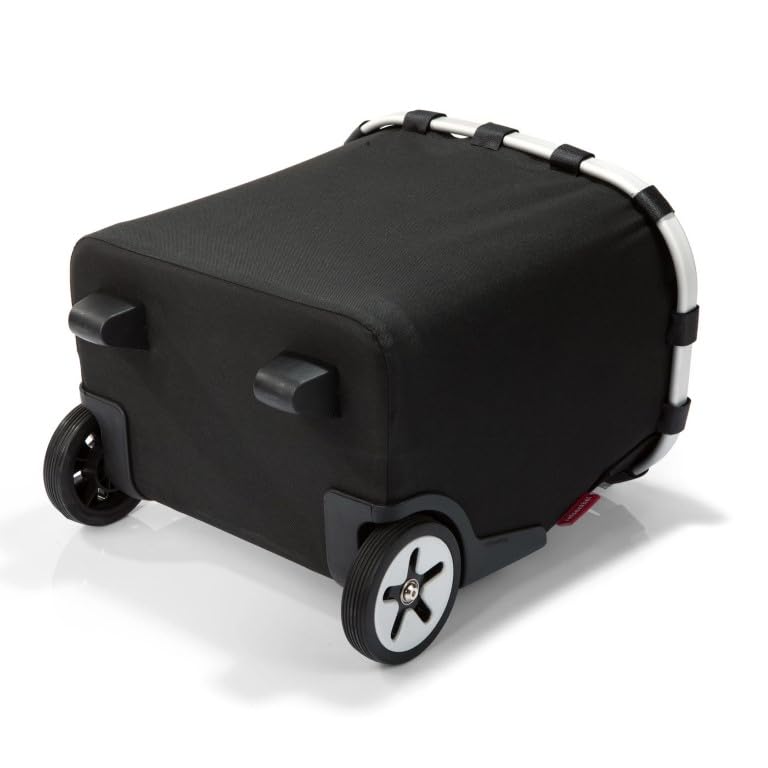reisenthel carrycruiser OE7003 schwarz - Einkaufstrolley mit 40l Volumen - Mit Clip-Halterung zum Be